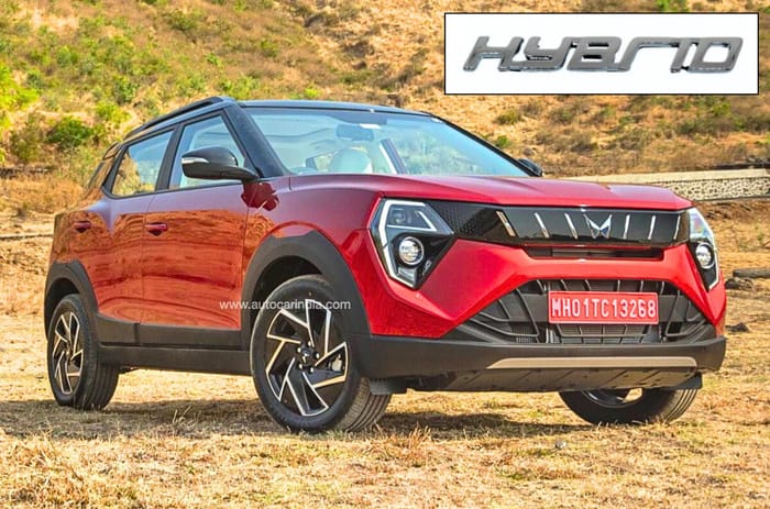 Mahindra XUV 3XO hybrid front shot exterior outside
